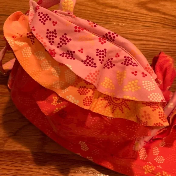 Designer Coco Rave Colorful Ruffled Bikini Set size medium - Picture 3 of 6